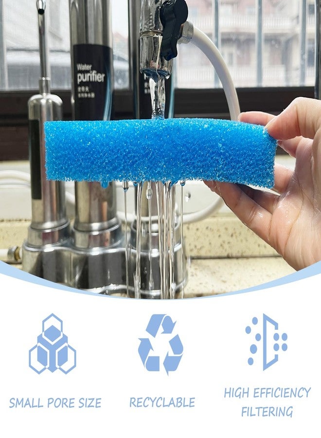 SHIGATSU 4 Set Three-Stage Filters Replacement Media Kit for Seachem Tidal 55 Filter, Replacement Aquarium Filter Sponge and Activated Carbon Pad for Fish Tank Filter - Image 4